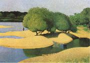 Felix  Vallotton, Sandbanks on the Loire